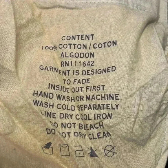 Men's Coogi Heritage Embroidered Patch Cotton‎ Denim Jean Y2K Shorts Size 40 - Picture 6 of 6